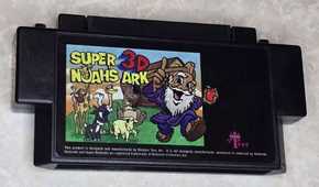 Super Noah's Ark 3D game cartridge front