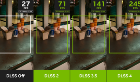 DLSS 2 vs DLSS 3 vs DLSS 4 comparison
