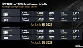 AMD Ryzen AI 300 SKUs