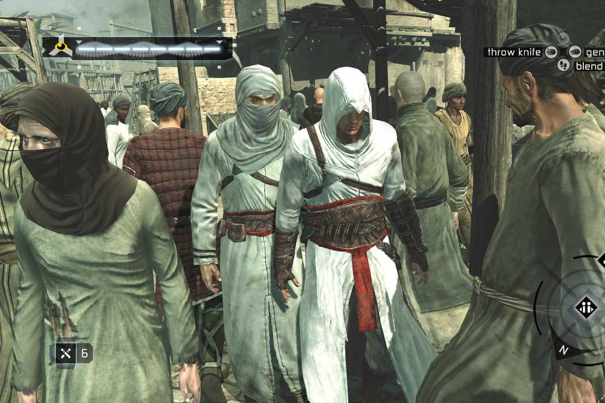 Screenshot from the game Assassin's Creed
