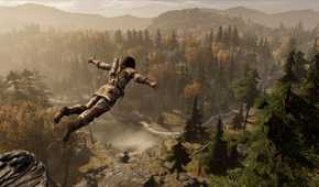 Young Connor doing a leap of faith