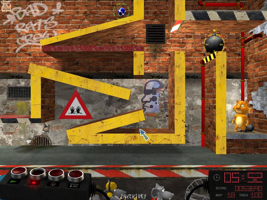 A screenshot from the game Bad Rats