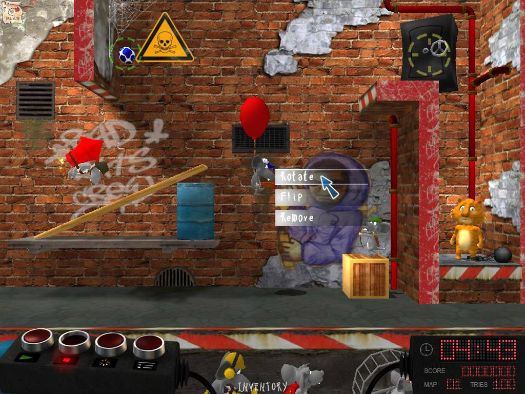 A screenshot from the game Bad Rats