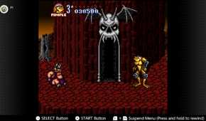 Screenshot of the Battletoads in Battlemaniacs for the SNES captured on the Nintendo Switch Online app