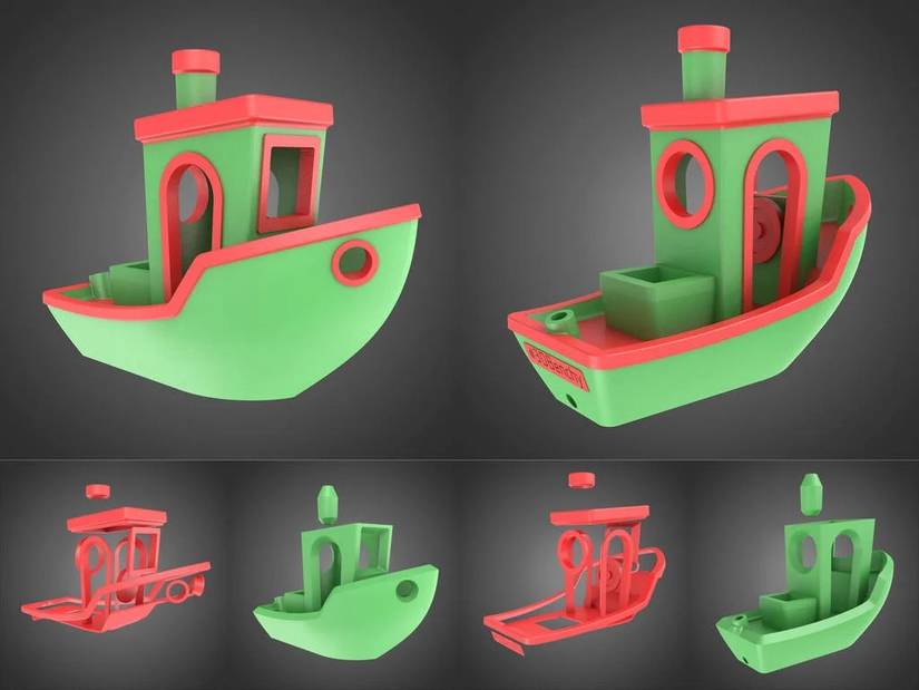 Benchy_multi-part_illustration_scene_-_Dualprint_version_front_and_rear_display_large
