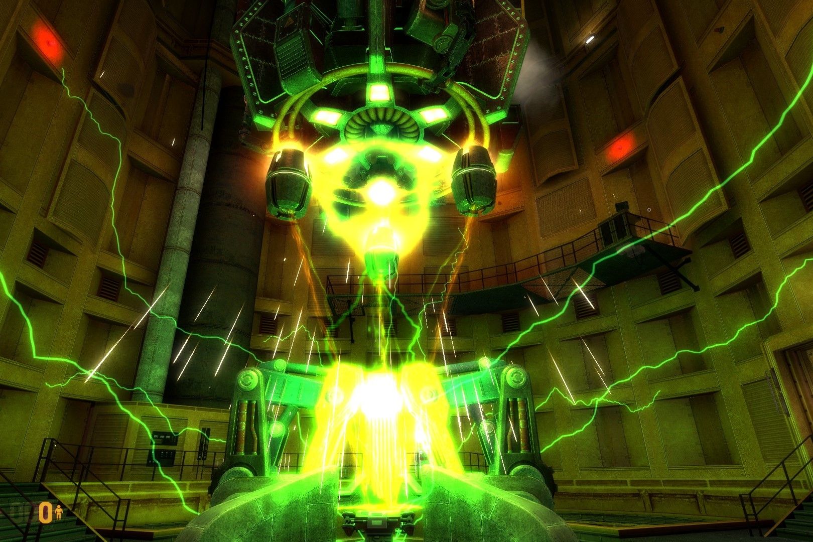 Screenshot from the video game Black Mesa