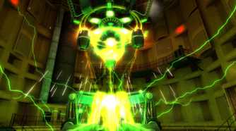Screenshot from the video game Black Mesa