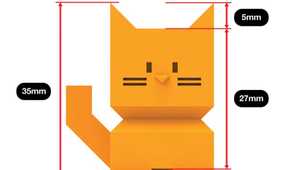 Cali Cat Front Dimensions