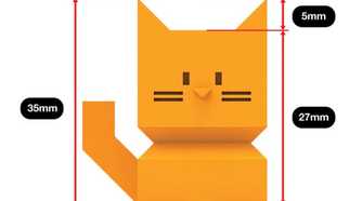 Cali Cat Front Dimensions