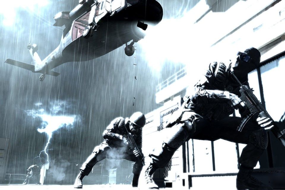 Screenshot from the video game Call of Duty 4: Modern Warfare