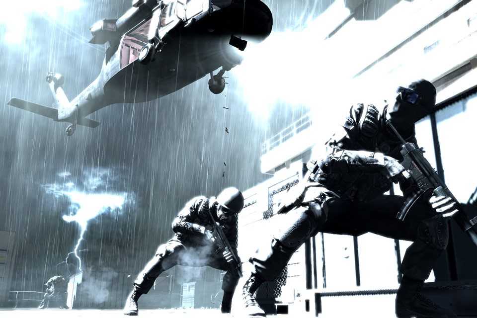 Screenshot from the video game Call of Duty 4: Modern Warfare