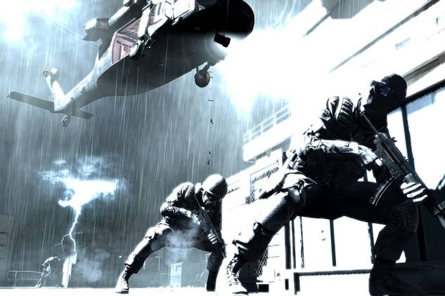 Screenshot from the video game Call of Duty 4: Modern Warfare
