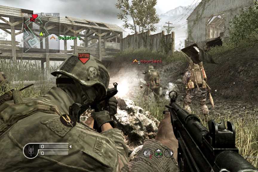 Screenshot from the video game Call of Duty 4: Modern Warfare
