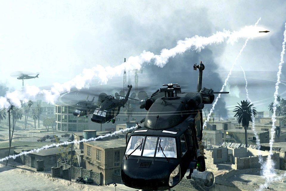 Screenshot from the video game Call of Duty 4: Modern Warfare