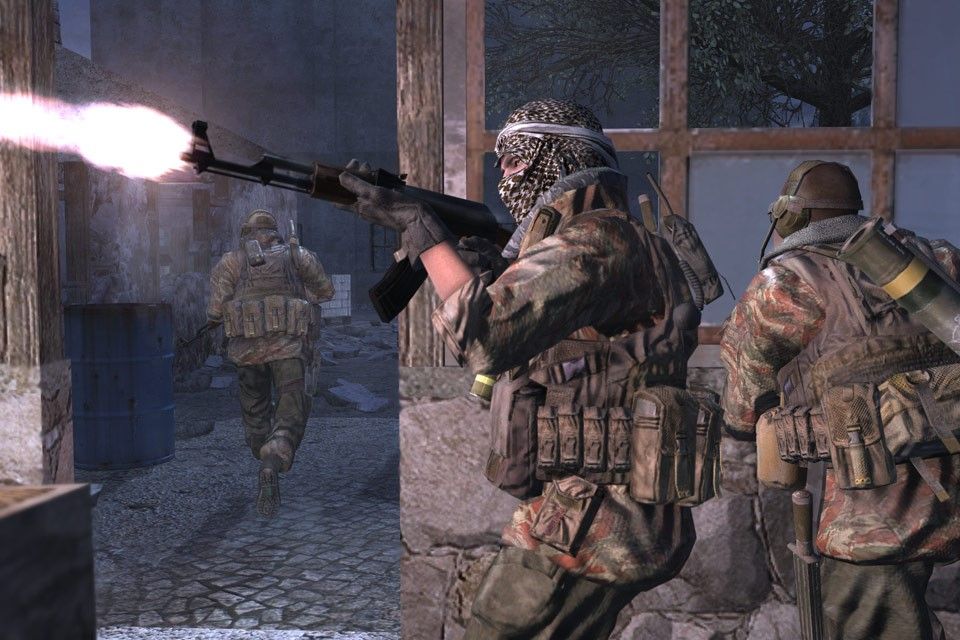 Screenshot from the video game Call of Duty 4: Modern Warfare