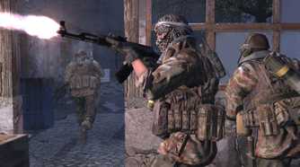 Screenshot from the video game Call of Duty 4: Modern Warfare