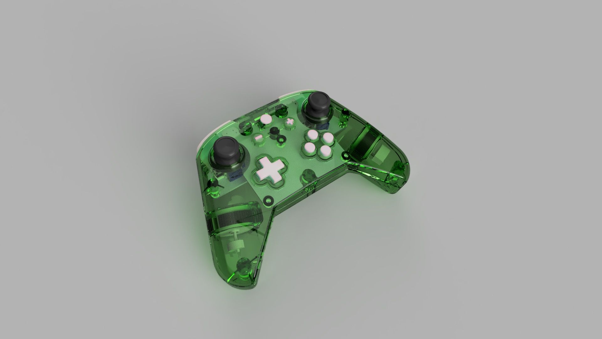 clear green XWii controller