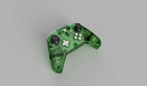 clear green XWii controller