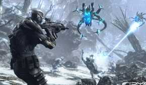 Screenshot from the video game Crysis