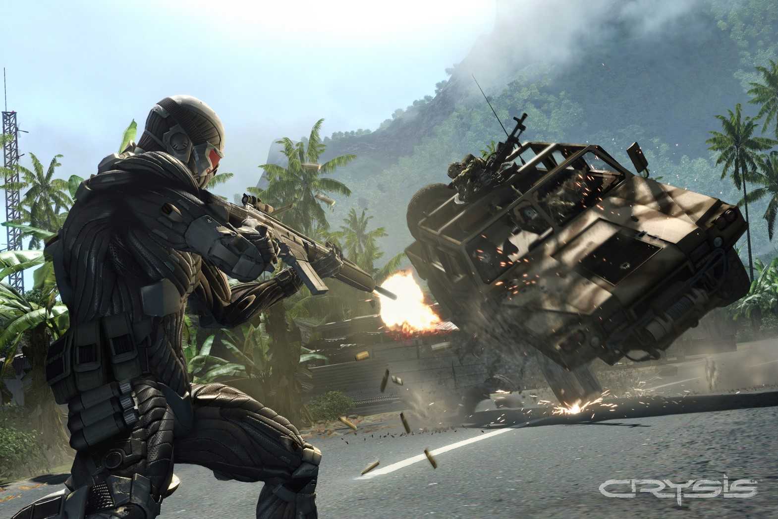 Screenshot from the video game Crysis