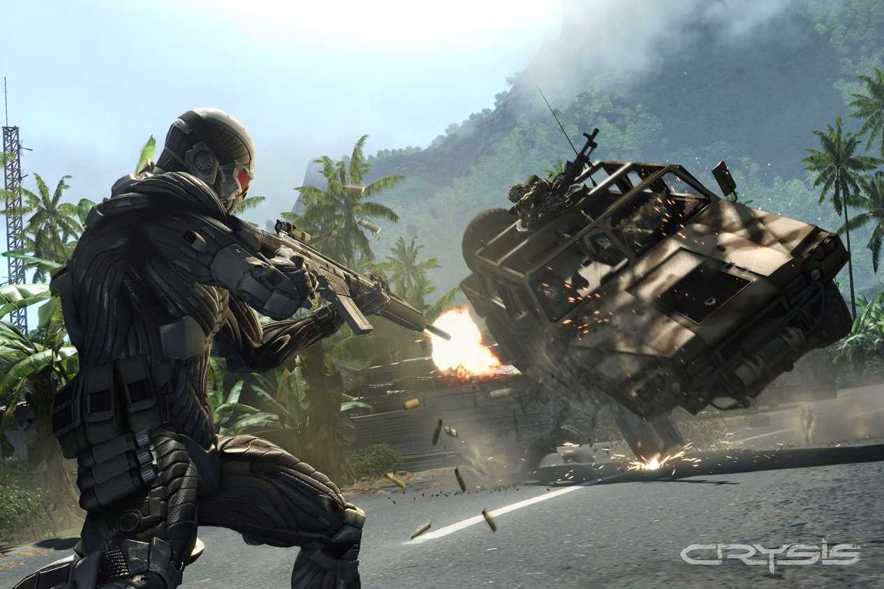 Screenshot from the video game Crysis