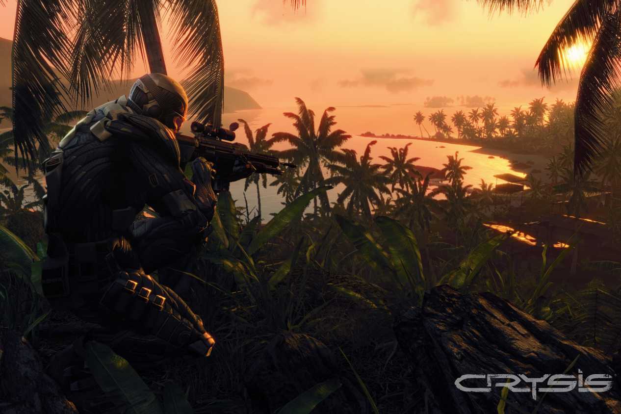 Screenshot from the video game Crysis