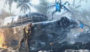 Screenshot from the video game Crysis
