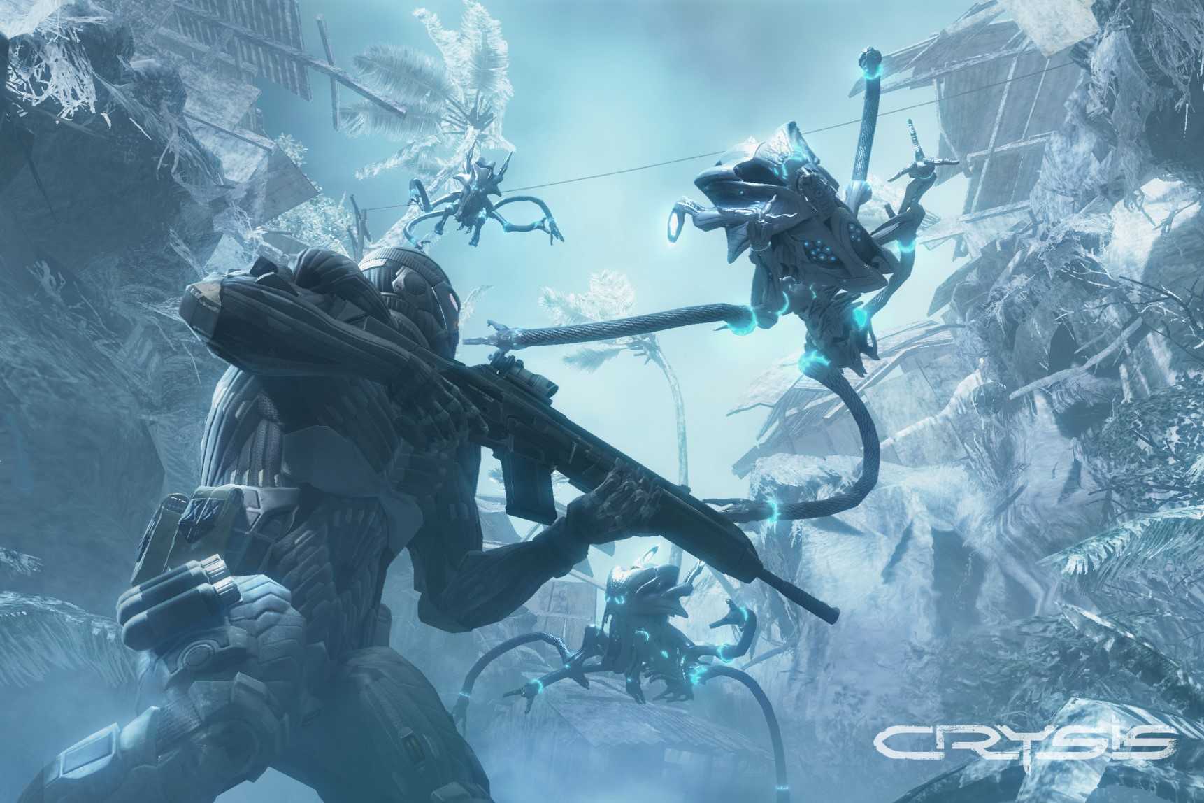 Screenshot from the video game Crysis