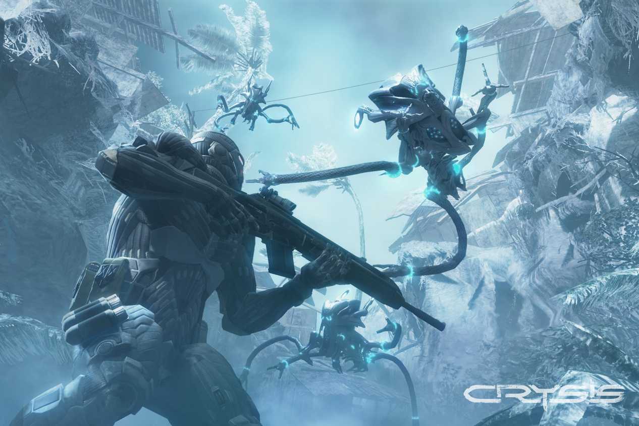 Screenshot from the video game Crysis