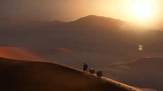 Screenshot from the video game Death Stranding 2: On The Beach