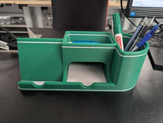 Desk organizer with phone stand