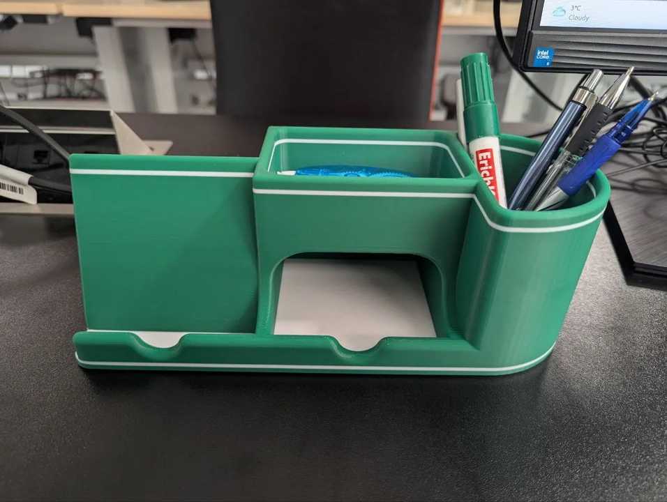 Desk organizer with phone stand