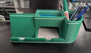 Desk organizer with phone stand