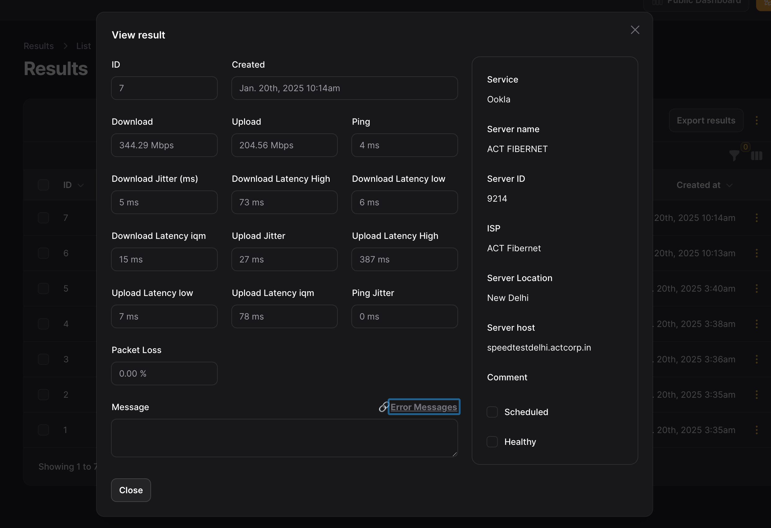 This internet speed and uptime tracker helps me keep my ISP accountable