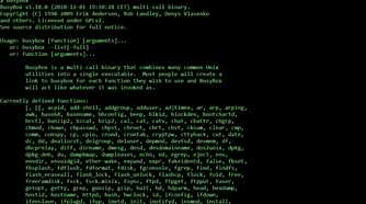 BusyBox screenshot