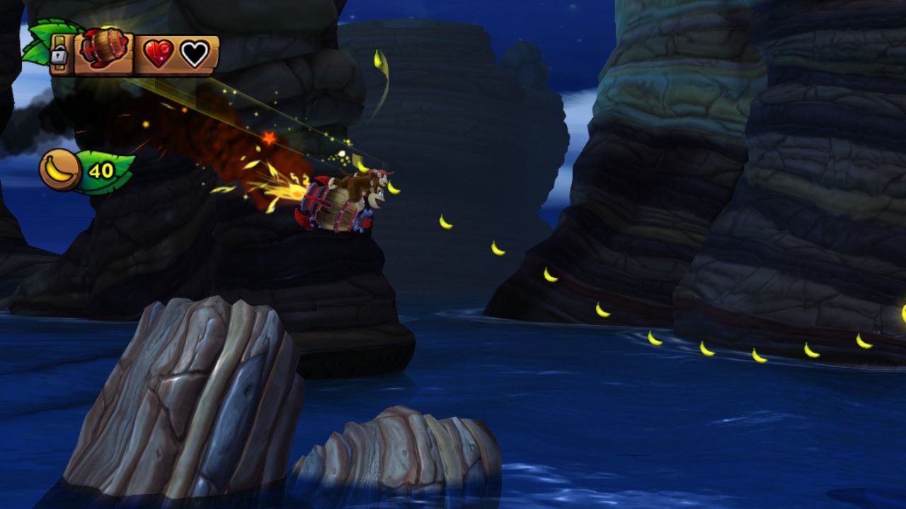 Screenshot of Donkey Kong Country Tropical Freeze running on the Nintendo Switch