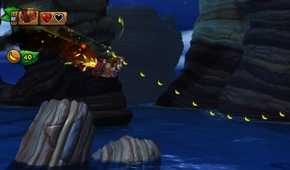 Screenshot of Donkey Kong Country Tropical Freeze running on the Nintendo Switch
