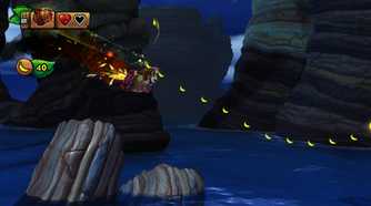 Screenshot of Donkey Kong Country Tropical Freeze running on the Nintendo Switch