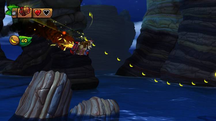 Screenshot of Donkey Kong Country Tropical Freeze running on the Nintendo Switch
