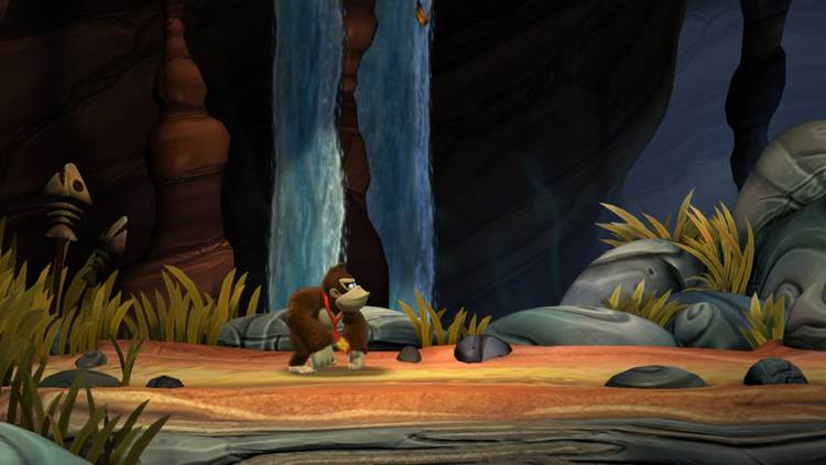 Screenshot of Donkey Kong Country Tropical Freeze running on the Nintendo Switch