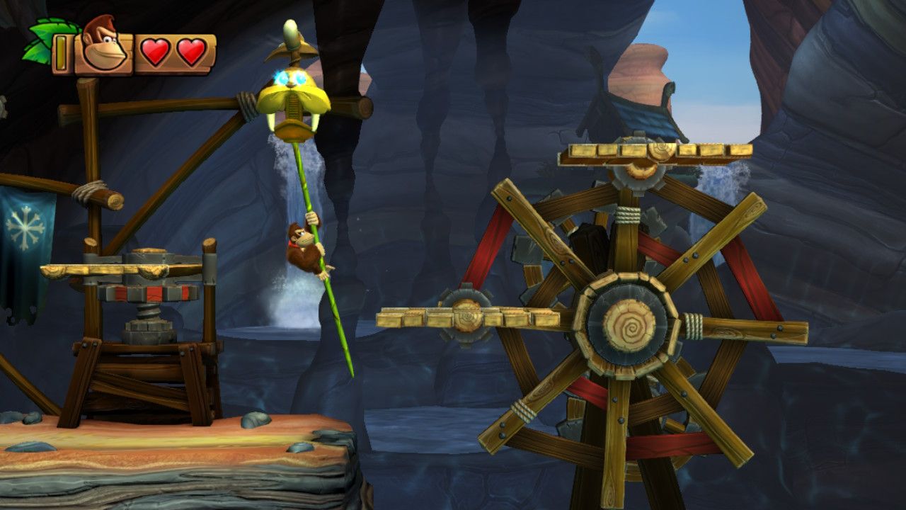 Screenshot of Donkey Kong Country Tropical Freeze running on the Nintendo Switch
