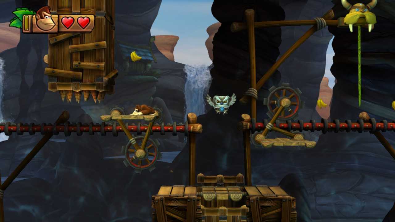 Screenshot of Donkey Kong Country Tropical Freeze running on the Nintendo Switch