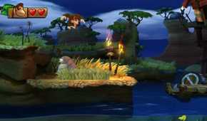 Screenshot of Donkey Kong Country Tropical Freeze running on the Nintendo Switch