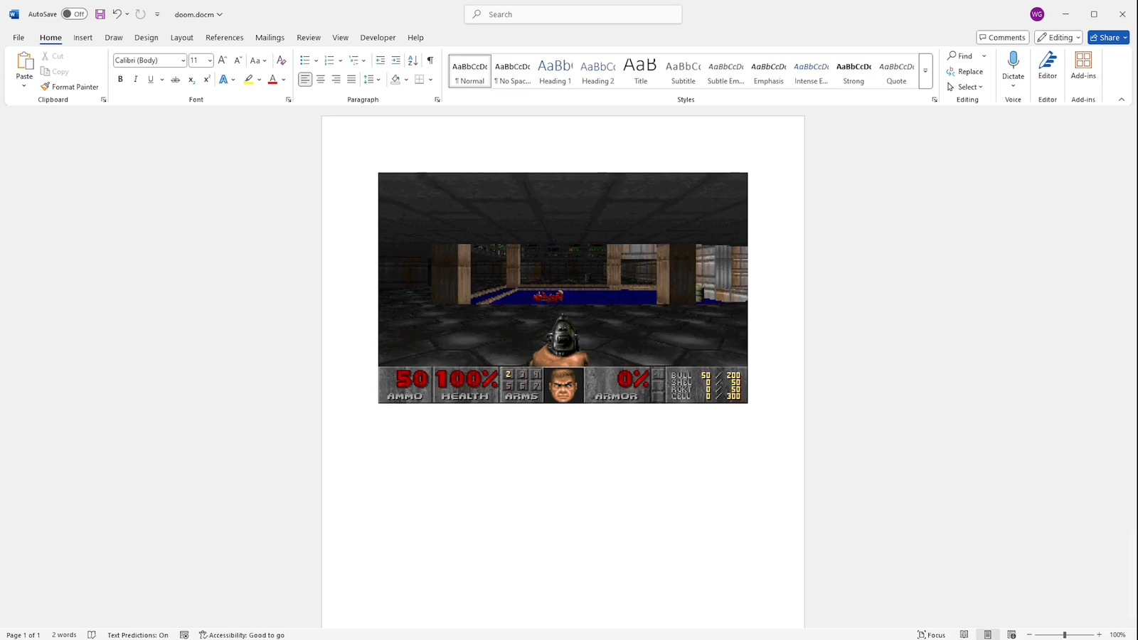 Doom Text Screen How To You can now play Doom in a Microsoft Word document, because no app is ...