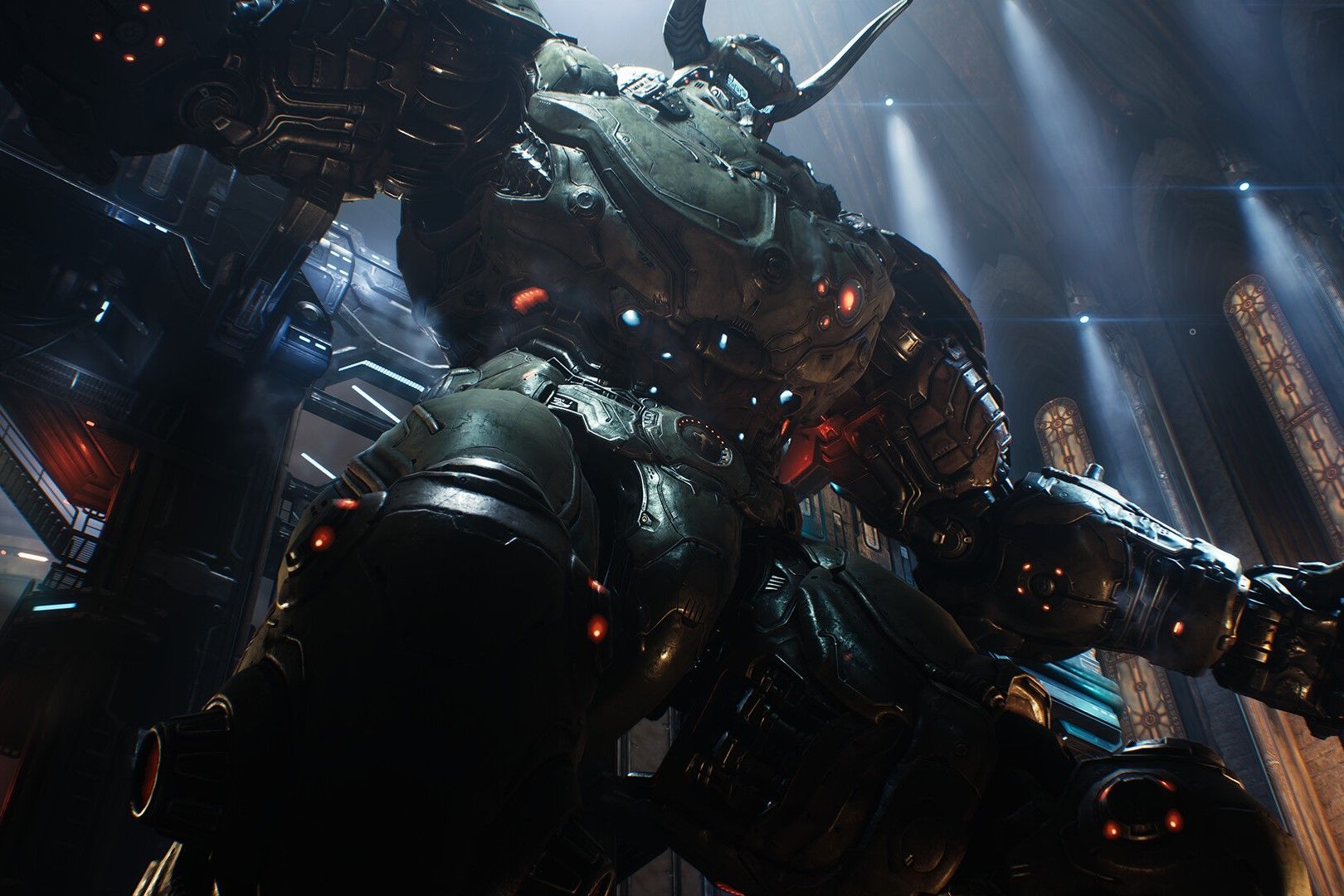 Screenshot from the video game Doom The Dark Ages