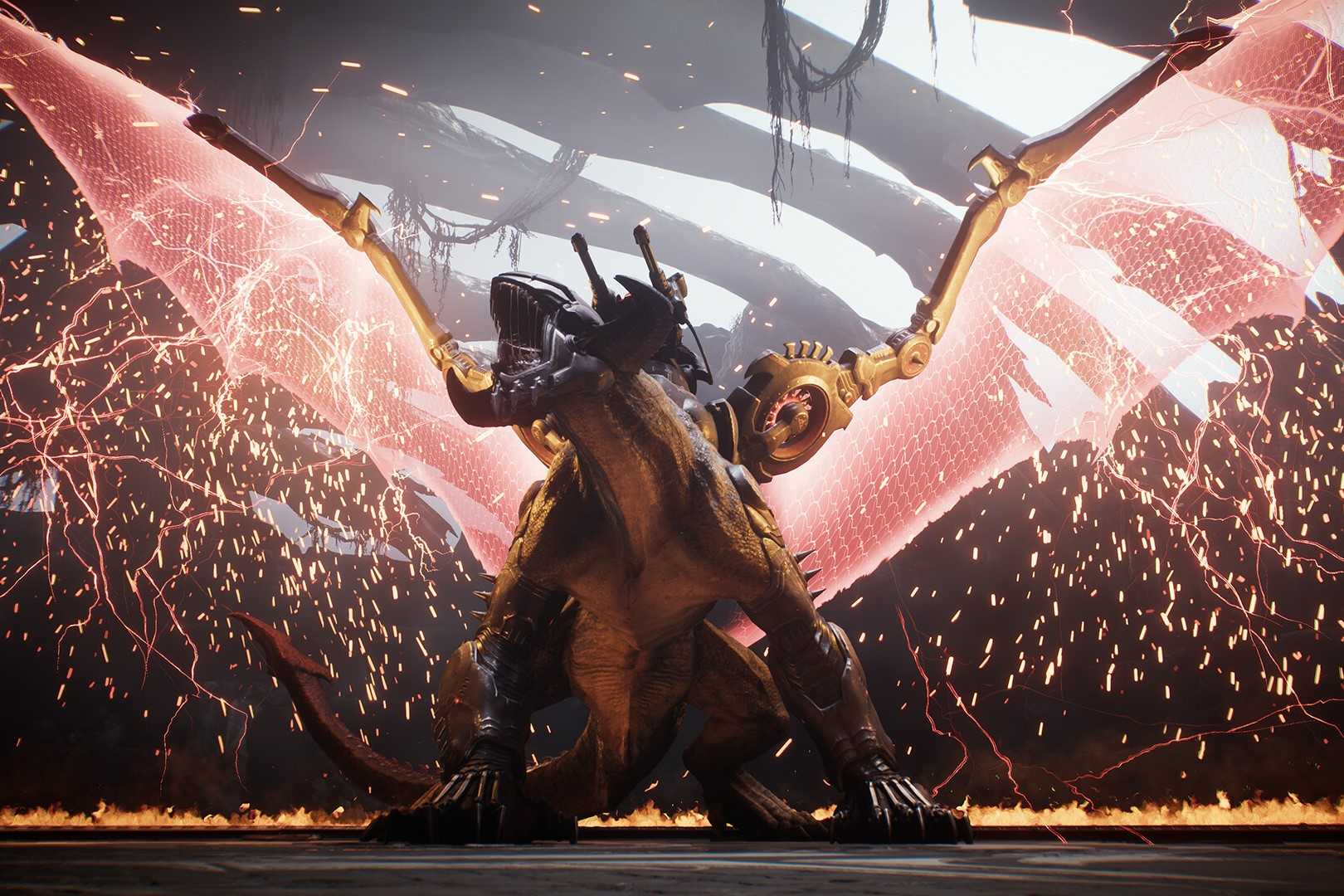 Screenshot from the video game Doom The Dark Ages