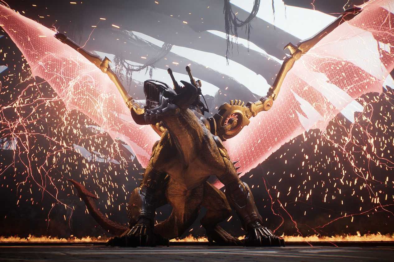 Screenshot from the video game Doom The Dark Ages