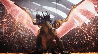 Screenshot from the video game Doom The Dark Ages