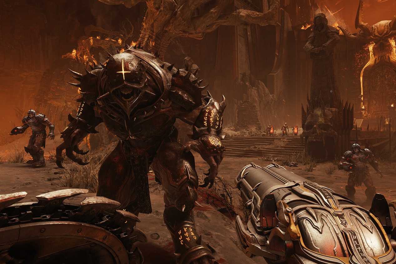Screenshot from the video game Doom The Dark Ages