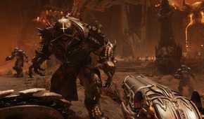 Screenshot from the video game Doom The Dark Ages